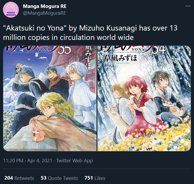 manga in circulation